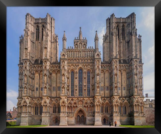 Wells Cathedral Framed Print by Andrew Sharpe