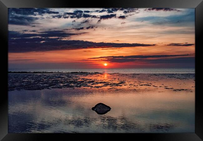 Hunstanton, Norfolk Framed Print by Andrew Sharpe