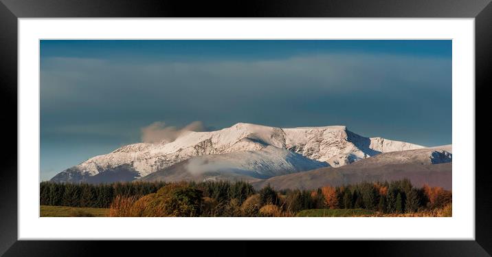 Blencathra, Northern Lake District Framed Mounted Print by Andrew Sharpe