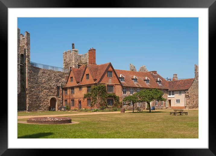 Framlingham Castle, Suffolk Framed Mounted Print by Andrew Sharpe