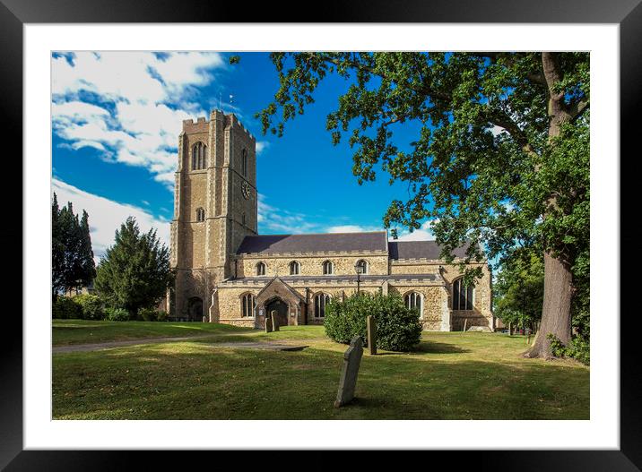 St George's Church, Littleport, Cambridgeshire Framed Mounted Print by Andrew Sharpe