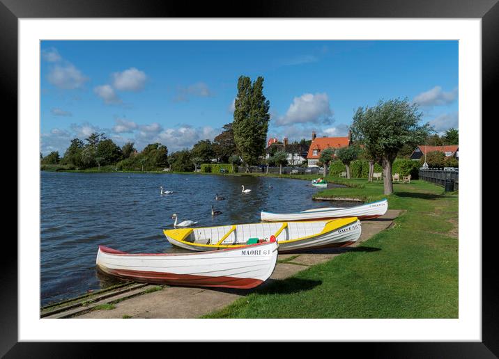 Thorpeness, 28th September 2019 Framed Mounted Print by Andrew Sharpe