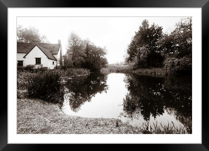 Willy Lott's Cottage, Flatford Framed Mounted Print by Andrew Sharpe