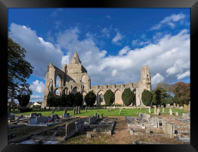 Crowland Abbey Framed Print by Andrew Sharpe