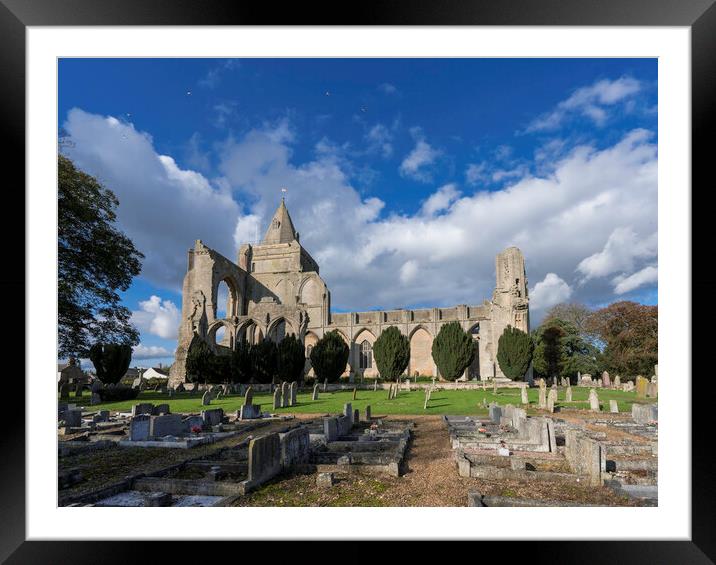 Crowland Abbey Framed Mounted Print by Andrew Sharpe