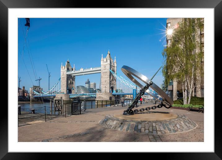 Tower Bridge: A London Icon Framed Mounted Print by Andrew Sharpe