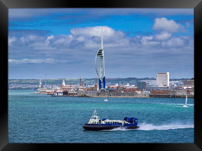 The Spinnaker Tower, Portsmouth harbour Framed Print by Andrew Sharpe