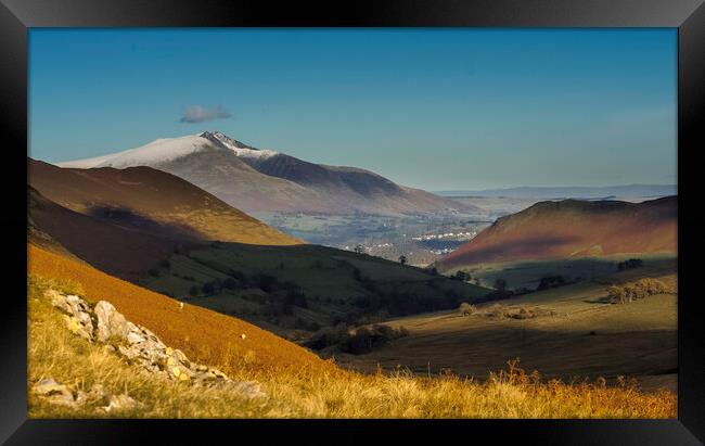 Newlands Pass, Cumbria Framed Print by Andrew Sharpe