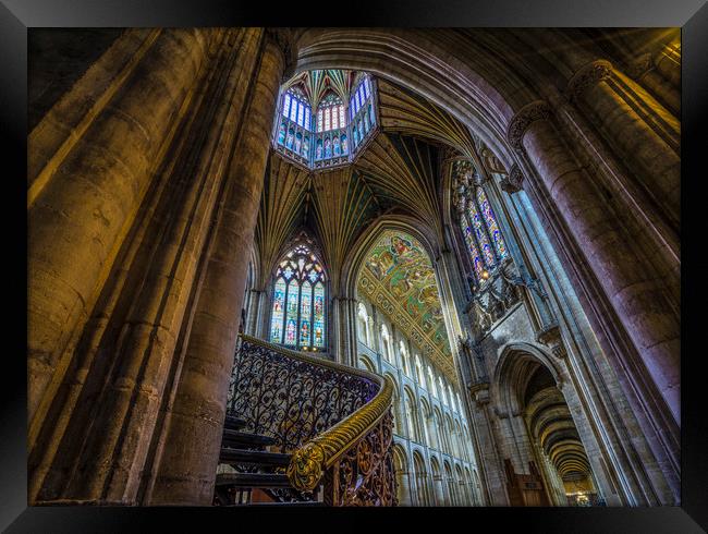 The Octagon, Ely Cathedral Framed Print by Andrew Sharpe