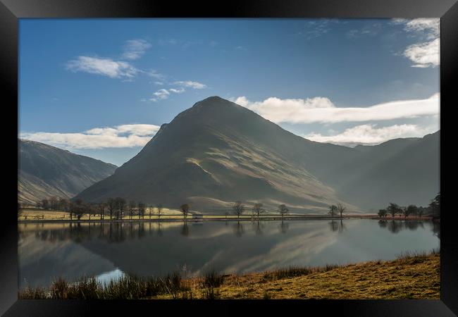 Fleetwith Pike, Buttermere, Lake Distict Framed Print by Andrew Sharpe