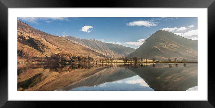 Buttermere, Lake Distict Framed Mounted Print by Andrew Sharpe