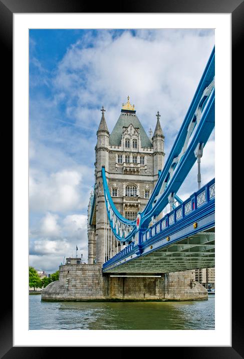 Tower Bridge, London Framed Mounted Print by Andrew Sharpe