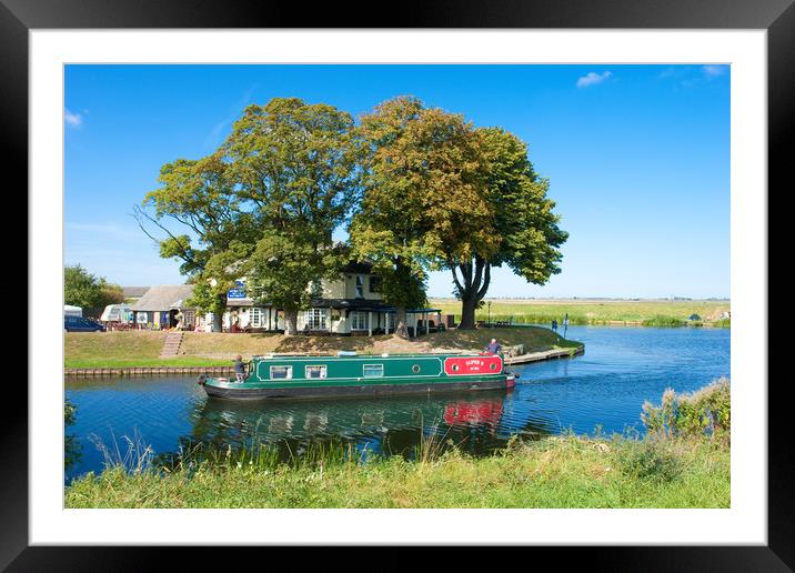 Brandon Creek, Norfolk Framed Mounted Print by Andrew Sharpe