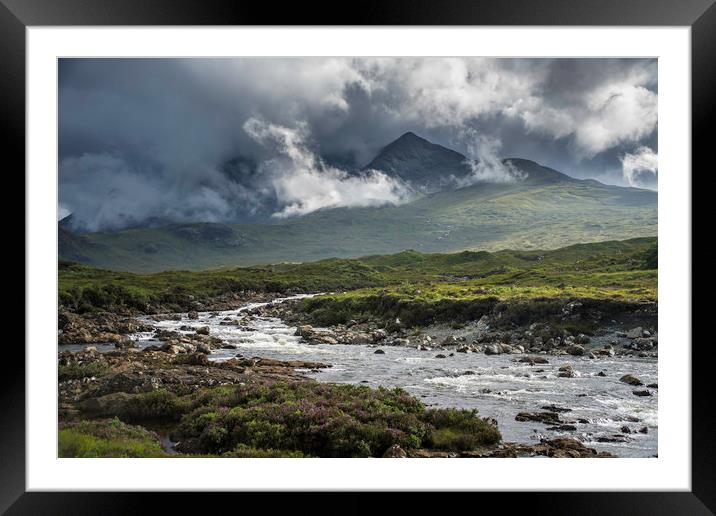 Sligachan, Isle of Skye, Scotland Framed Mounted Print by Andrew Sharpe