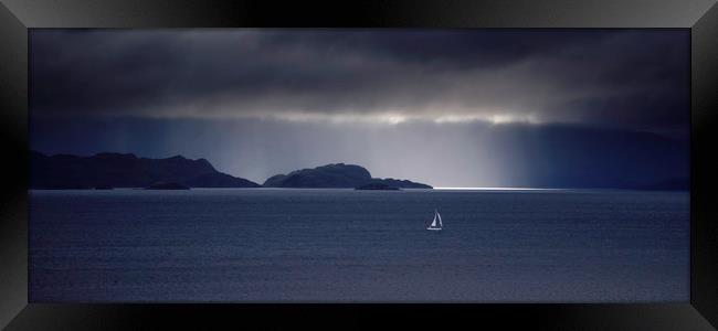 The Sound of Sleat, Isle of Skye, Scotland Framed Print by Andrew Sharpe