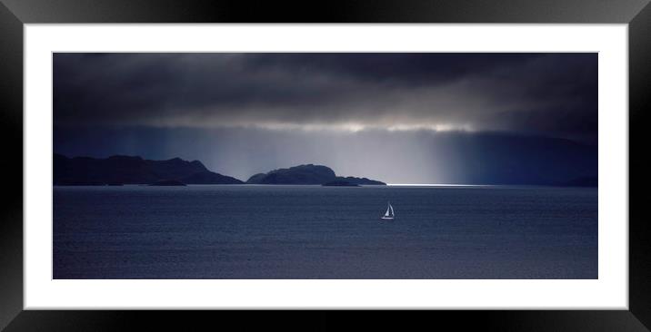 The Sound of Sleat, Isle of Skye, Scotland Framed Mounted Print by Andrew Sharpe