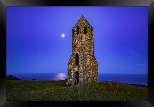 St Catherine's Oratory, Isle of Wight Framed Print by Andrew Sharpe