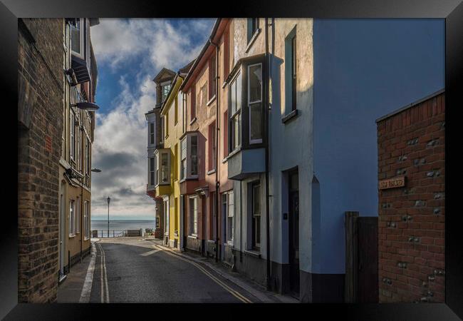 Tucker Street, Cromer, Norfolk Framed Print by Andrew Sharpe