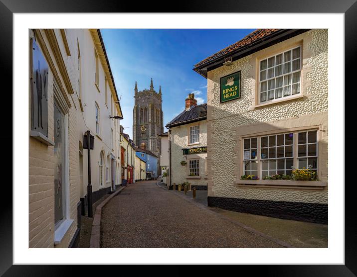 High Street, Cromer, Norfolk Framed Mounted Print by Andrew Sharpe