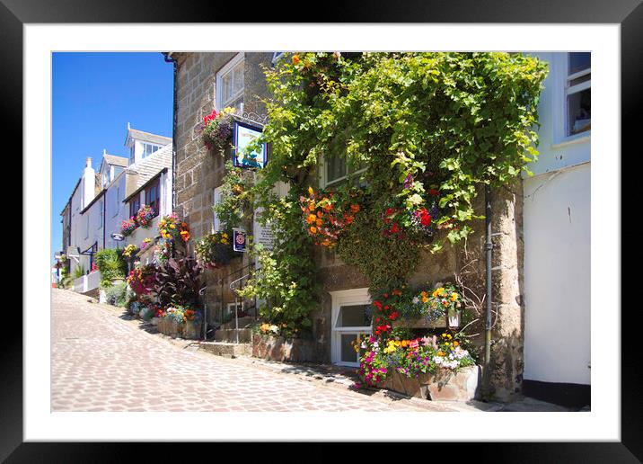 Bunkers Hill, St Ives, Cornwall Framed Mounted Print by Andrew Sharpe