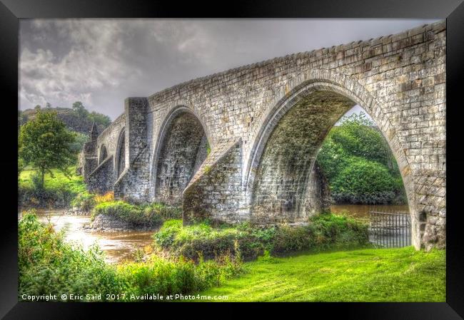 The Auld Brig Framed Print by Eric Said