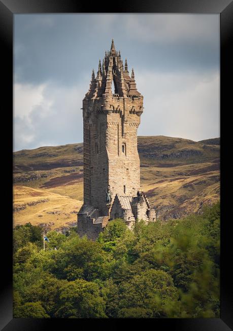 The National Wallace Monument Framed Print by Eric Said