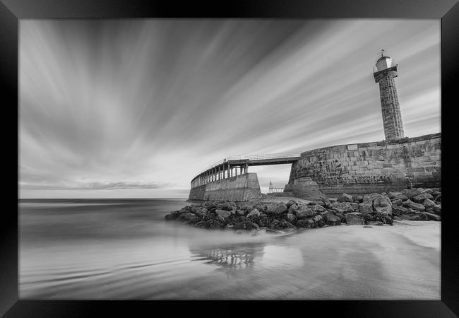 Whitby Framed Print by David Hill