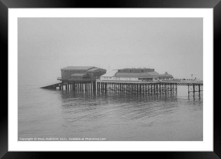 Cromer pier Framed Mounted Print by PAUL OLBISON