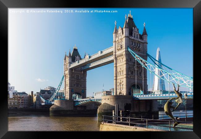 Tower Bridge, London, UK Framed Print by Alexandre Rotenberg