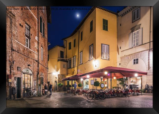 Lucca, Tuscany, Italy Framed Print by Alexandre Rotenberg
