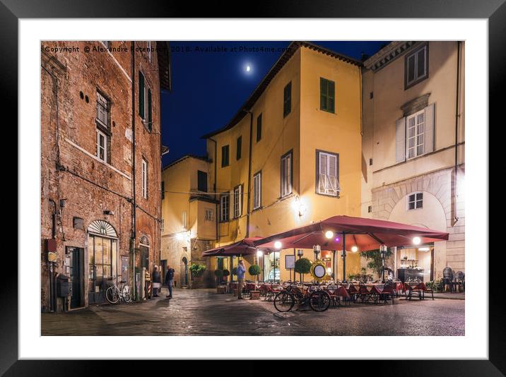 Lucca, Tuscany, Italy Framed Mounted Print by Alexandre Rotenberg