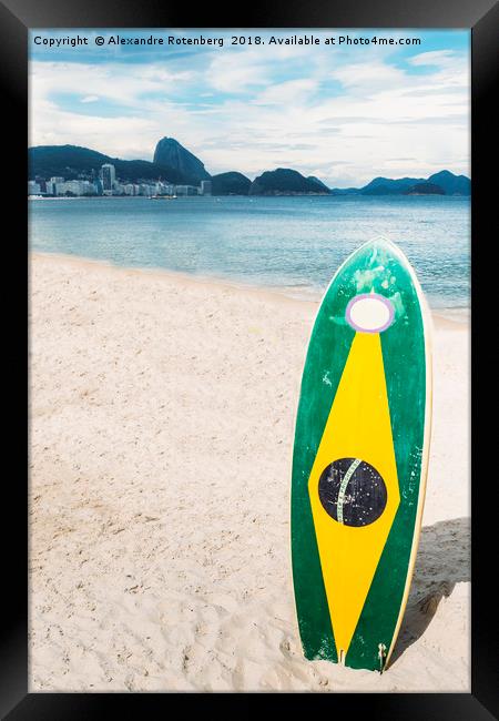 Brazilian Standup Paddle Framed Print by Alexandre Rotenberg