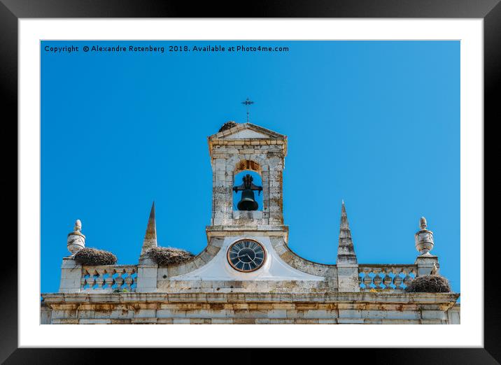 Arco de Vila, Faro, Algarve, Portugal Framed Mounted Print by Alexandre Rotenberg
