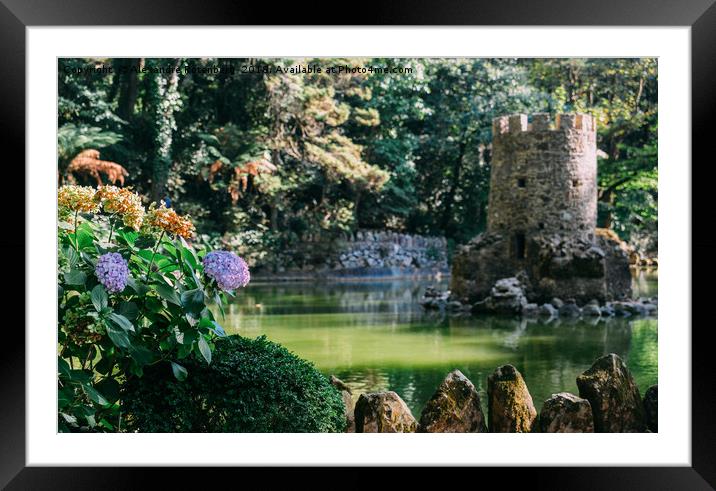 Valley of the Lakes, Pena in Sintra, Portugal Framed Mounted Print by Alexandre Rotenberg