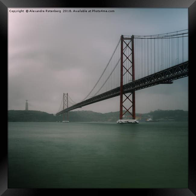 25 April Bridge, Lisbon, Portugal Framed Print by Alexandre Rotenberg
