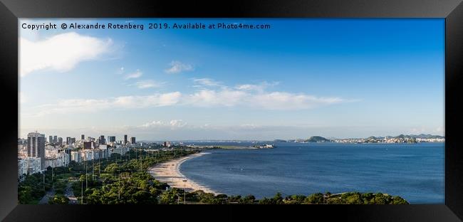 Rio de Janeiro, Brazil Panorama Framed Print by Alexandre Rotenberg