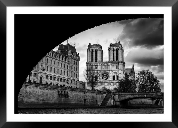 Notre Dame Cathedral, Paris, France Framed Mounted Print by Alexandre Rotenberg