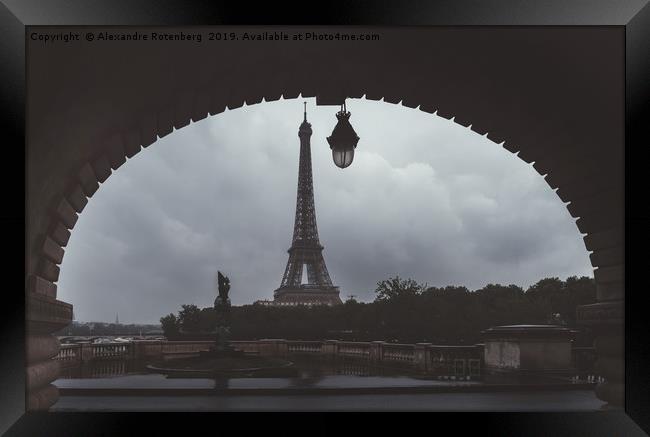 Eiffel Tower Paris Framed Print by Alexandre Rotenberg