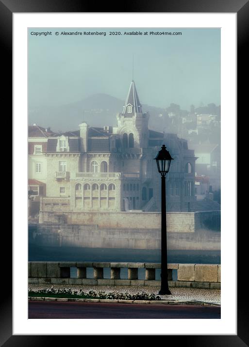 Foggy Cascais Bay, Portugal Framed Mounted Print by Alexandre Rotenberg