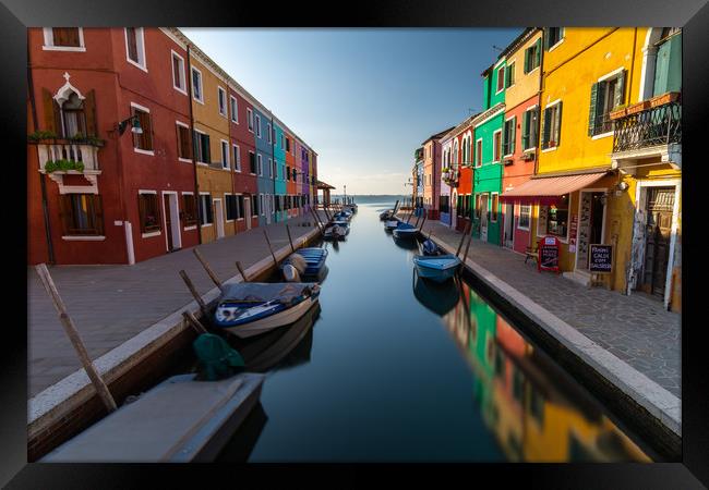 Coloured Houses Framed Print by Daniel Farrington