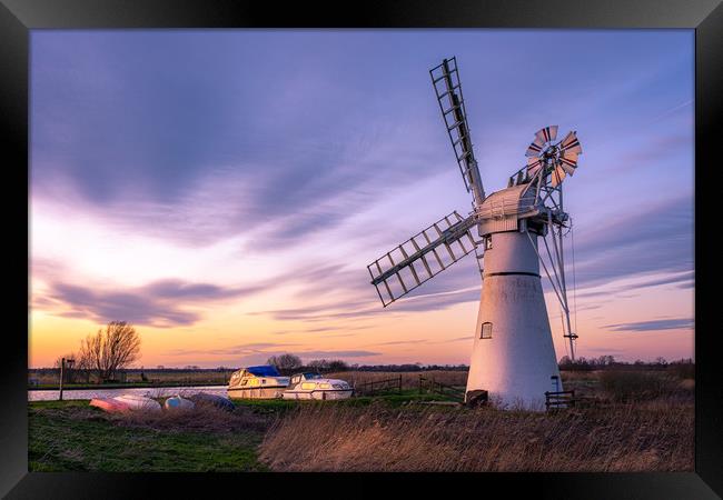 Thurne Mill Framed Print by Daniel Farrington