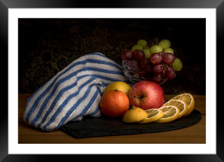 Classic Fruit Framed Mounted Print by Kelly Bailey