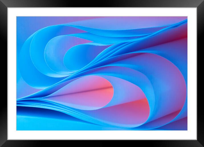 Light and Curves 2 Framed Mounted Print by Kelly Bailey