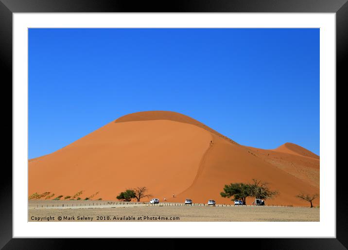 Dune 45 Framed Mounted Print by Mark Seleny