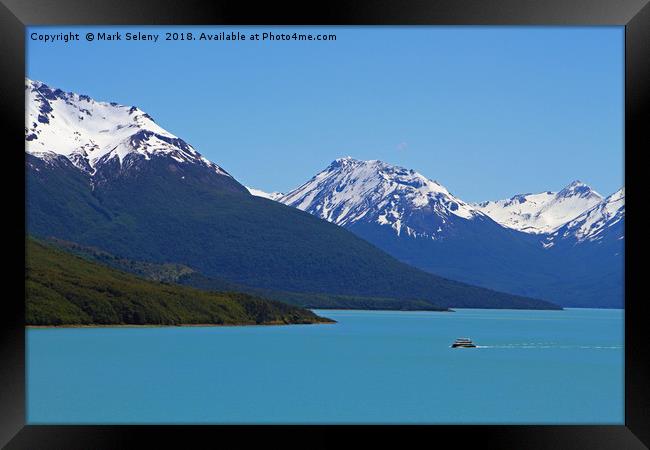 Lake Argentina near Perito Moreno Glacier Framed Print by Mark Seleny