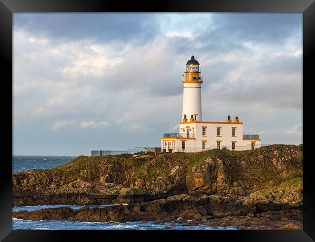 Turnberry Lighthouse in Ayrshire Framed Print by Tony Keogh