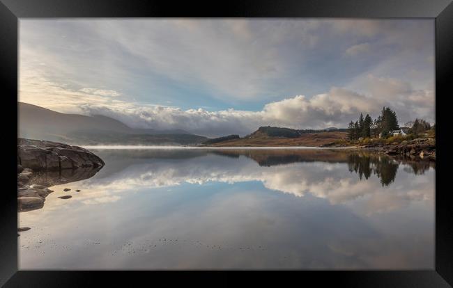 Loch Doon Reflections Framed Print by Tony Keogh