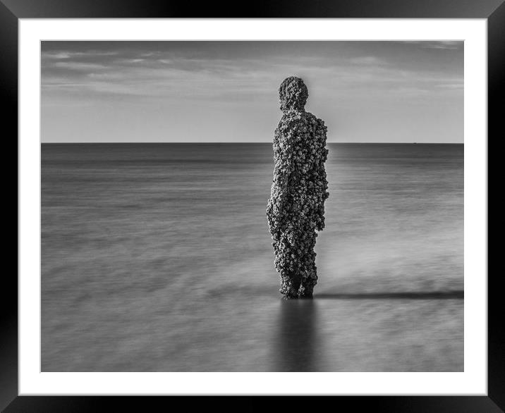 Another Place by Anthony Gormley Framed Mounted Print by Tony Keogh