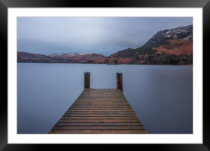 Ullswater Jetty Framed Mounted Print by Tony Keogh