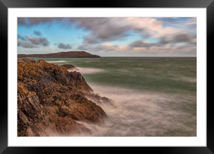 Cemaes Bay in Anglesey, North Wales Framed Mounted Print by Tony Keogh